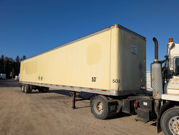 2001 Trailmobile 53ft Van Trailer