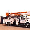 white 1997 International 4900 at Dobson Sales