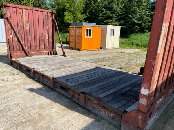 1950 Dobson OPEN 20' SHIPPING FLAT DECK