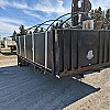 Black 2002 Dobson 18' Steel Flat Deck
