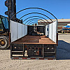 Black 2002 Dobson 18' Steel Flat Deck