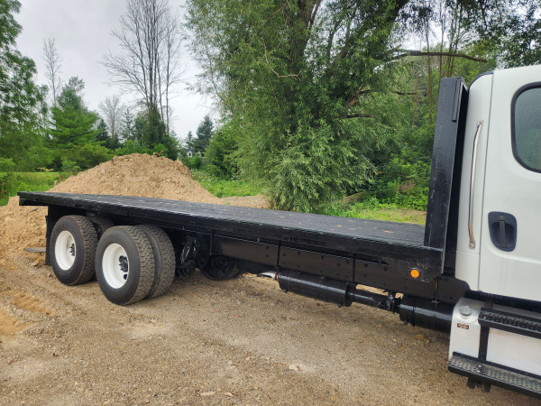 Black 2017 A&W 22' Flat deck at Dobson Sales